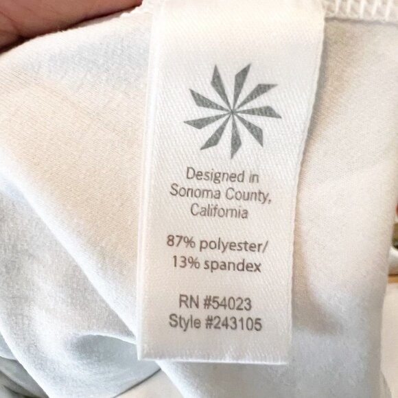 ✅ Athleta Chi Racerback Grey Tank Top Size Small - Picture 5 of 6